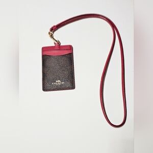 Coach Monogram Card Holder